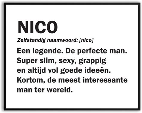 betekenis nico.